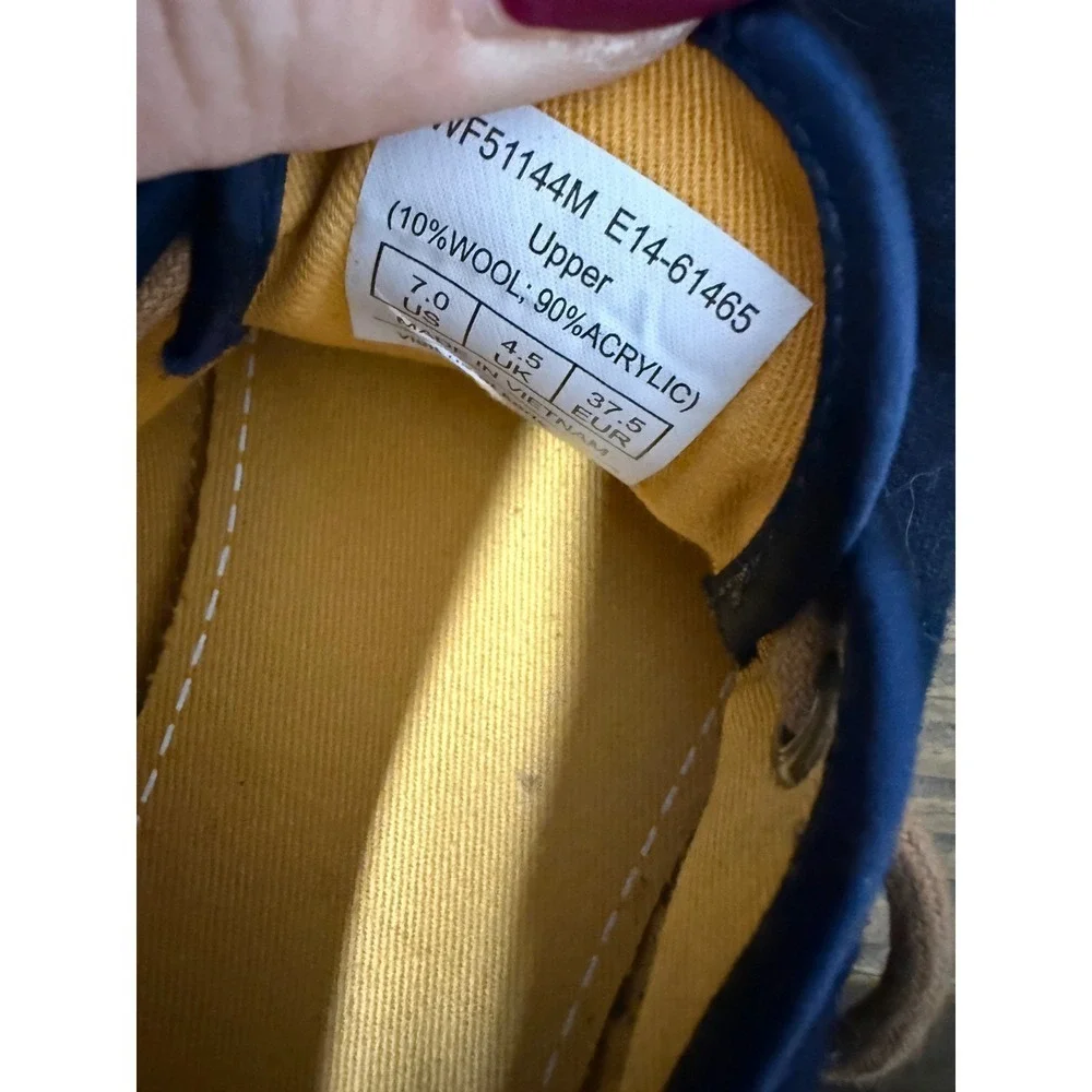 Keds Taylor Swift Navy Slip On Wool Canvas Sneakers Size 7.5 Limited Release